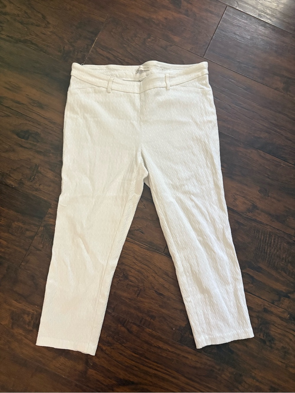 Cato White Cropped Stretch Ankle Jeans